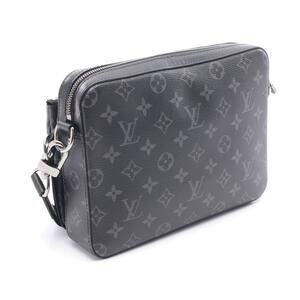 Louis Vuitton Shoulder Eclipse Bag Black Gray Reverse Trio Messenger Leather